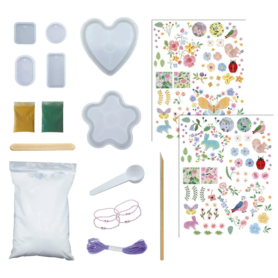 Janod Kit creativo - 16 creazioni di modanature per giardini fioriti