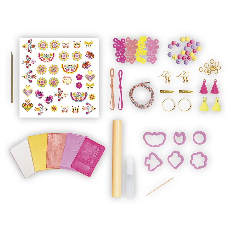 Janod Kit creativo - 16 gioielli duo dell'amicizia da creare