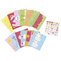 Janod Kit creativo - 12 scatole di carta Kawaii da creare