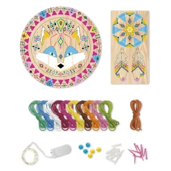 Janod Kit creativo - Filo di ferro luminoso acchiappasogni Fox