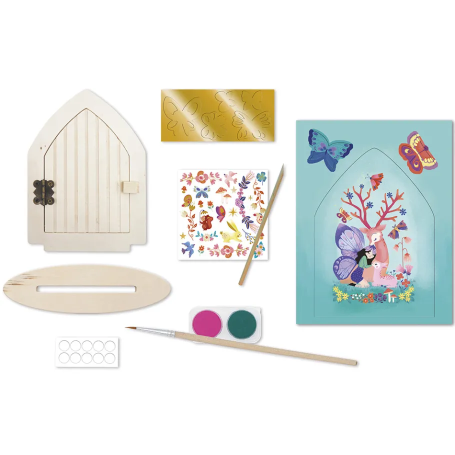 Janod Kit creativo - Porta delle fate magiche da decorare