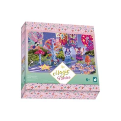 Janod Kit creativo - Scatola multiattività 11 creazioni Magic Fairies