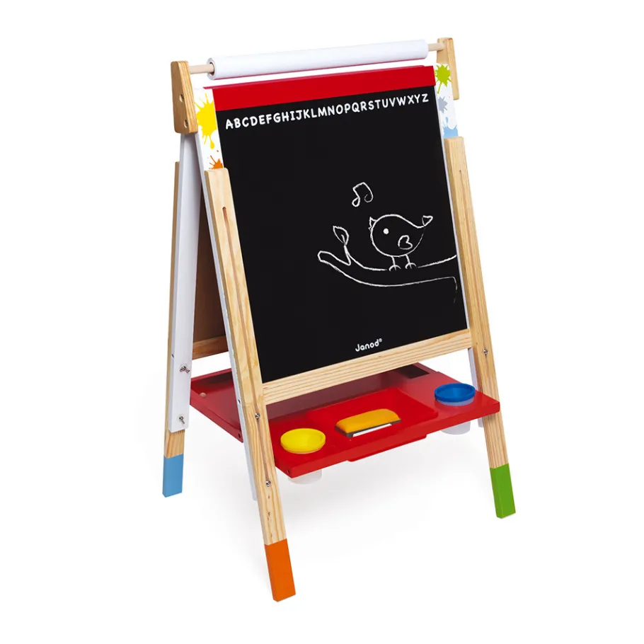 Janod Lavagna Splash con Piedini Regolabili (legno)