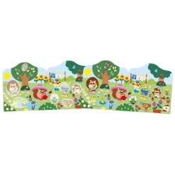 Janod Libro di adesivi e decorazioni Le Jardin