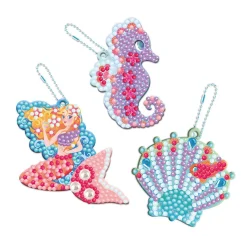 Janod Magic Ocean - 3 portachiavi con diamanti