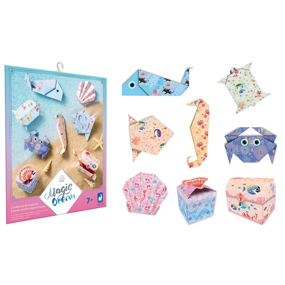 Janod Magic Ocean - 2 scatole e 18 origami