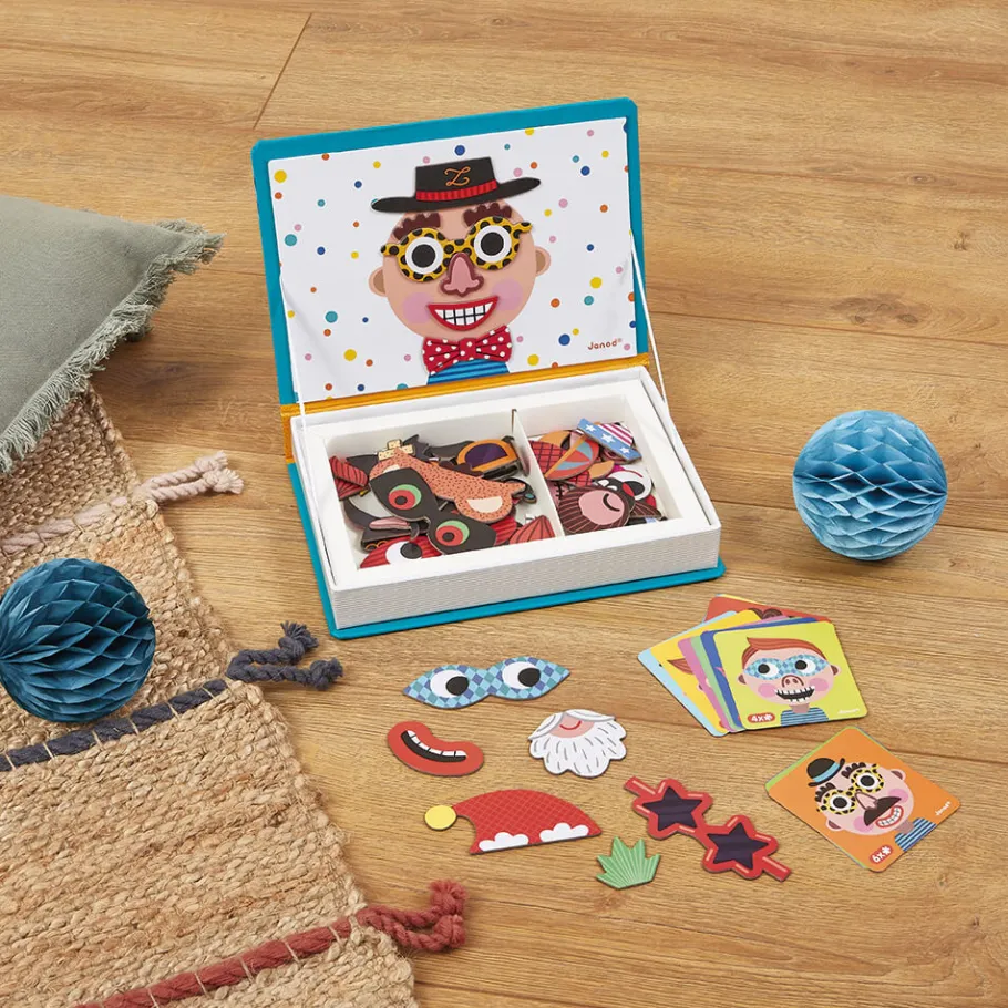Janod Magneti'Book Crazy Faces