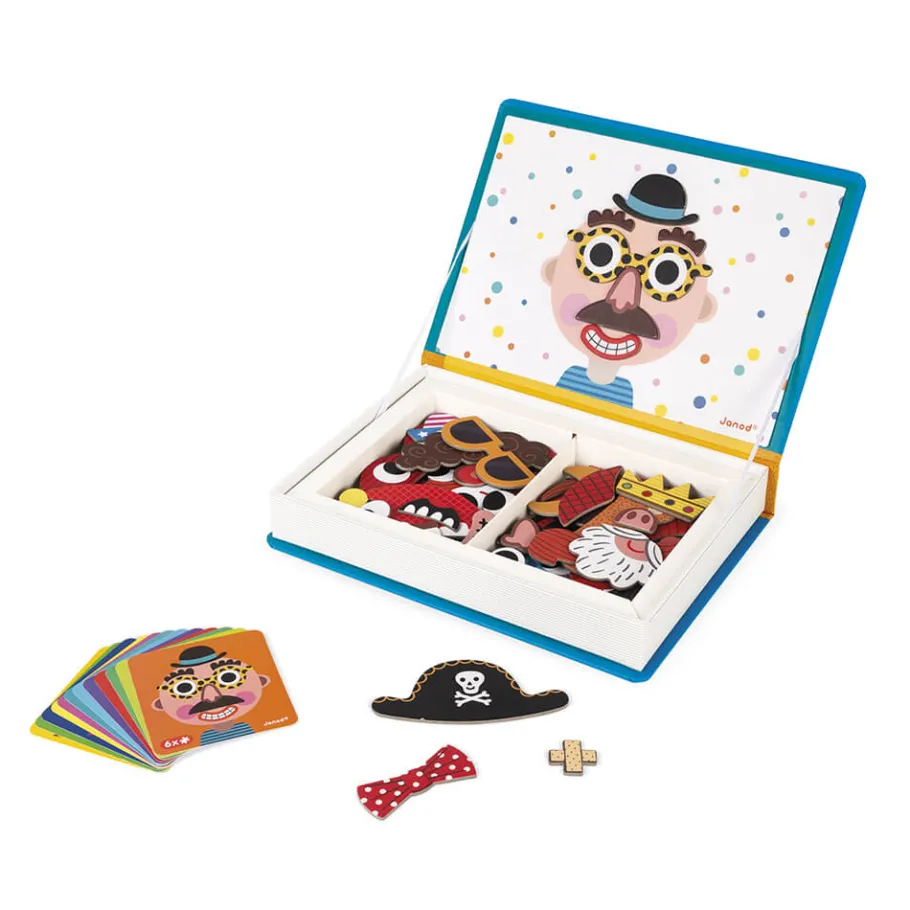 Janod Magneti'Book Crazy Faces