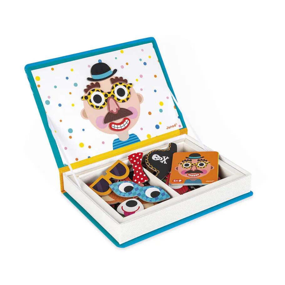 Janod Magneti'Book Crazy Faces