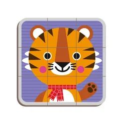Janod Magnéti'book Mix & Match Animali, 72 magneti