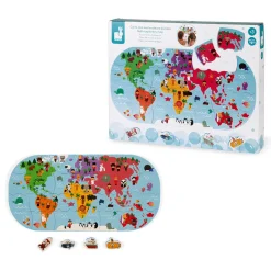 Janod Mappa Del Mondo da Bagno