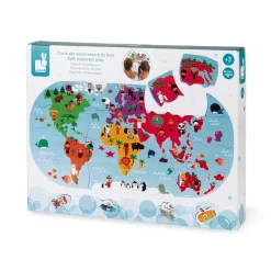 Janod Mappa Del Mondo da Bagno