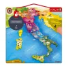 Janod Mappa d'Italia Magnetica 20 pezzi (legno)