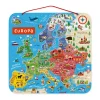 Janod Mappa Magnetica Dell'europa Versione Italiana