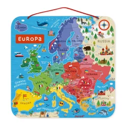 Janod Mappa Magnetica Dell'europa Versione Italiana