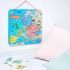 Janod Mappa Magnetica Dell'Europa in francese - Solo in francese