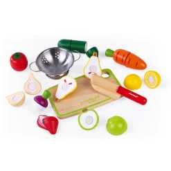Janod Maxi Set - Frutta e Verdura Da Affettare Green Market