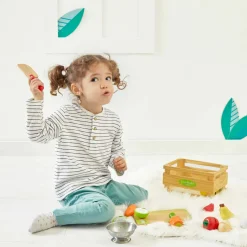 Janod Maxi Set - Frutta e Verdura Da Affettare Green Market