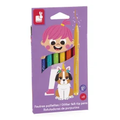 Janod Pennarelli glitterati x8