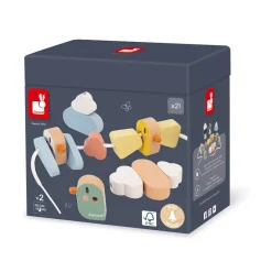 Janod Perline da infilare con uccellini Sweet Cocoon