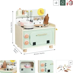 Janod Piccola cucina in legno Nonna Sole