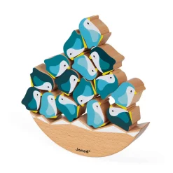 Janod Pinguini dondolanti in legno - In collaborazione con il WWF®