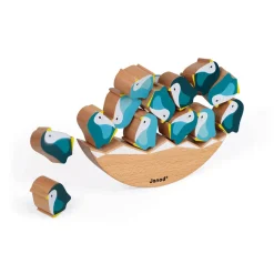 Janod Pinguini dondolanti in legno - In collaborazione con il WWF®