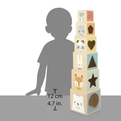 Janod Piramide Pure a 6 cubi