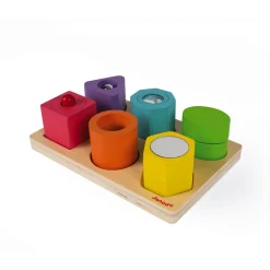 Janod Puzzle 6 Cubi Sensoriali I Wood (legno)