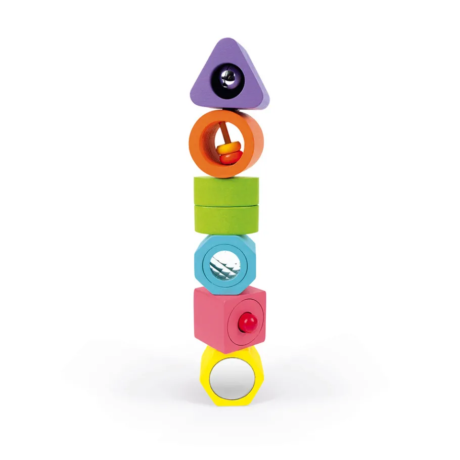 Janod Puzzle 6 Cubi Sensoriali I Wood (legno)
