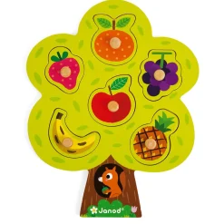 Janod Puzzle Albero Goloso 6 pezzi (legno)