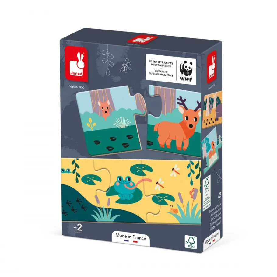 Janod Puzzle Animali Le Orme