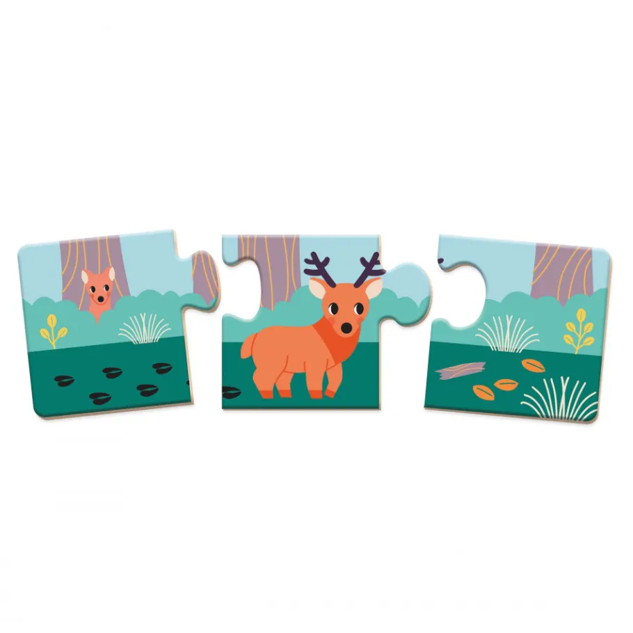 Janod Puzzle Animali Le Orme