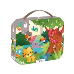 Janod Puzzle Animali Selvatici 36 pezzi