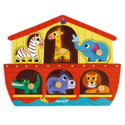 Janod Puzzle Arca di Noè 6 pezzi (legno)