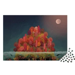 Janod Puzzle Autunno Rosso - 2000 pezzi