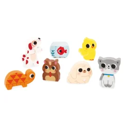 Janod Puzzle Chunky Animali Domestici 7 pezzi