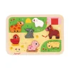 Janod Puzzle Chunky della fattoria 7 pezzi