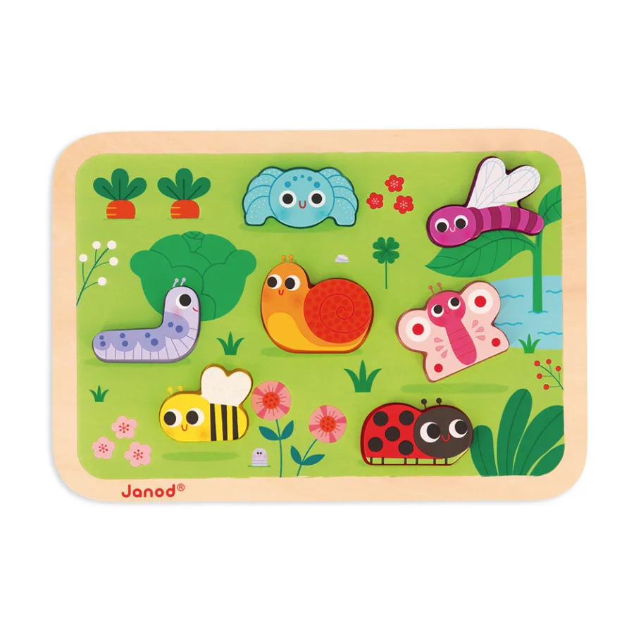 Janod Puzzle da giardino Chunky 7 pezzi