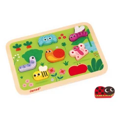 Janod Puzzle da giardino Chunky 7 pezzi