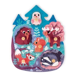 Janod Puzzle Foresta 6 pezzi (legno)