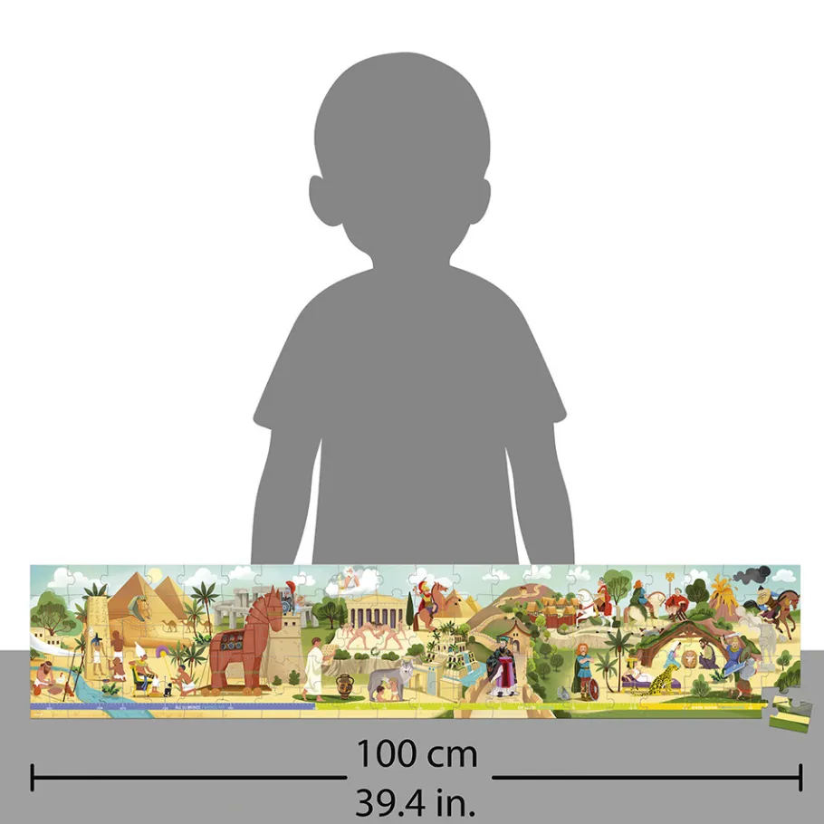 Janod Puzzle Frieze Mitologia e Antichità 100 pezzi