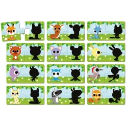 Janod Puzzle Gli animali e la loro ombra