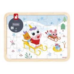 Janod Puzzle in legno di montagna 24 pezzi