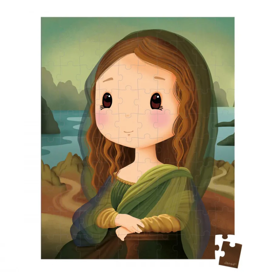 Janod Puzzle Inspired By Leonardo Da Vinci - 100 Pcs