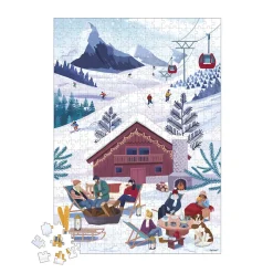 Janod Puzzle Inverno in Montagna 500 pezzi