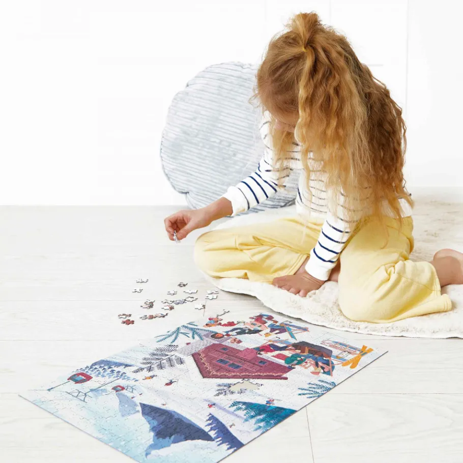 Janod Puzzle Inverno in Montagna 500 pezzi