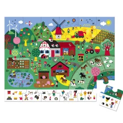 Janod Puzzle Osservazione La Fattoria - 24 PZ