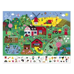 Janod Puzzle Osservazione La Fattoria - 24 PZ