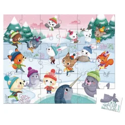 Janod Puzzle Palle Di Neve - 36 PZ